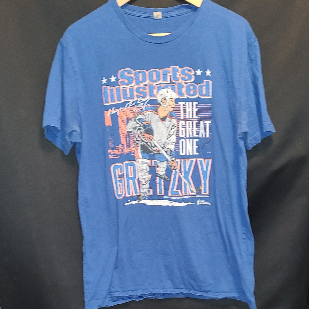 Wayne Gretzky Sports Illustrated & Edmonton Skyline